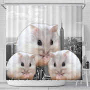Amazing Chinese Hamster Print Shower Curtains-Free Shipping - Deruj.com