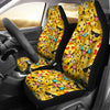 Pitbull Dog Smiley Print Car Seat Covers-Free Shipping - Deruj.com