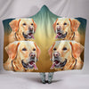 Cute Labrador Retriever Print Hooded Blanket-Free Shipping - Deruj.com