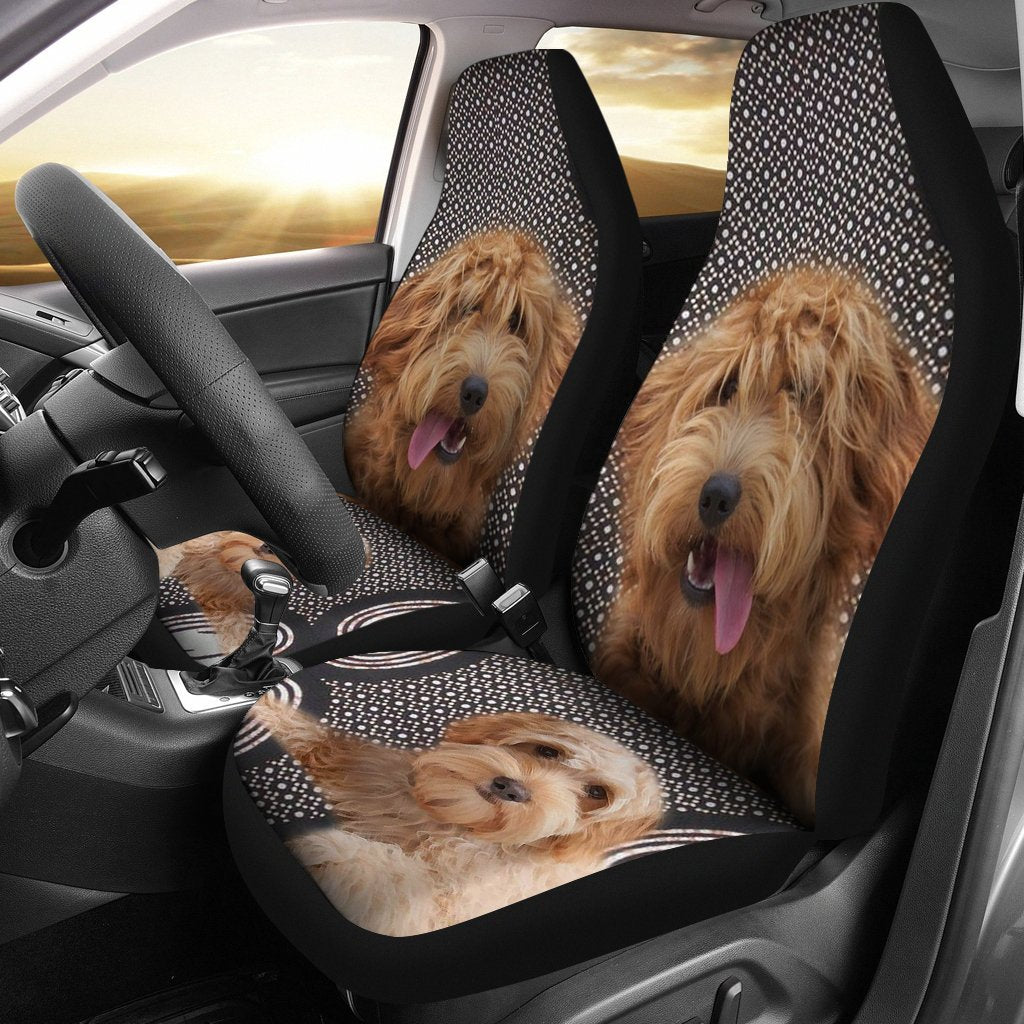 Goldendoodle Dog Print Car Seat Covers-Free Shipping - Deruj.com