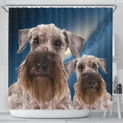 Cesky Terrier Print Shower Curtains-Free Shipping - Deruj.com