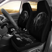 Black Labrador Retriever Print Car Seat Covers- Free Shipping - Deruj.com