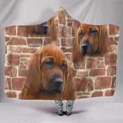 Redbone Coonhound Print Hooded Blanket-Free Shipping - Deruj.com