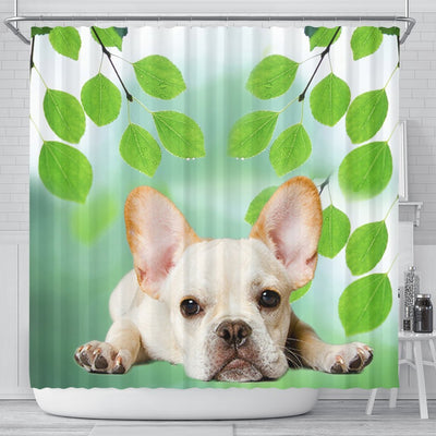 Lovely French Bulldog Print Shower Curtains-Free Shipping - Deruj.com
