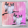 Snowshoe Cat Print Shower Curtains-Free Shipping - Deruj.com