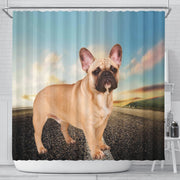 Cute French Bulldog Print Shower Curtains-Free Shipping - Deruj.com