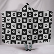 Paws Print Hooded Blanket-Free Shipping - Deruj.com