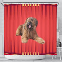Briard Dog Print Shower Curtain-Free Shipping - Deruj.com
