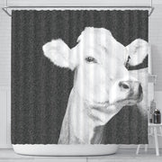 Brown Swiss cattle (Cow) Print Shower Curtain-Free Shipping - Deruj.com