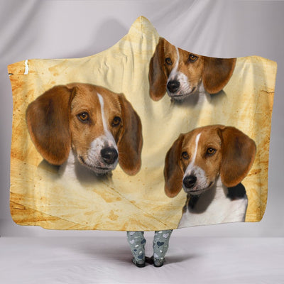 Cute American Foxhound Print Hooded Blanket-Free Shipping - Deruj.com