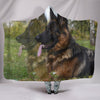 German Shepherd Dog Print Hooded Blanket-Free Shipping - Deruj.com