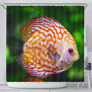 Discus Fish Print Shower Curtain-Free Shipping - Deruj.com