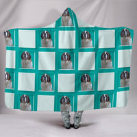 Saint Bernard Dog Patterns Print Hooded Blanket-Free Shipping - Deruj.com