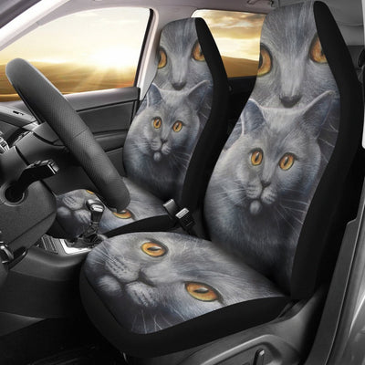 Russian Blue Cat Print Car Seat Covers-Free Shipping - Deruj.com