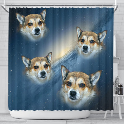 Norwegian Lundehund Print Shower Curtains-Free Shipping - Deruj.com