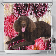 Cute American Water Spaniel Print Shower Curtains-Free Shipping - Deruj.com