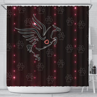 Percheron Horse Print Shower Curtain-Free Shipping - Deruj.com