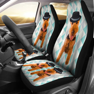 Cute Welsh Terrier Print Car Seat Covers-Free Shipping - Deruj.com