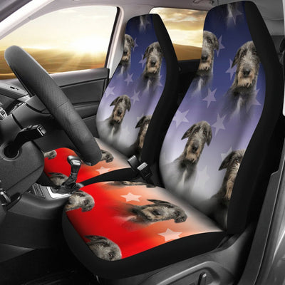 Scottish Deerhound Dog Print Car Seat Covers-Free Shipping - Deruj.com