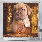 Bordeaux Mastiff Print Shower Curtains-Free Shipping - Deruj.com