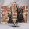 Miniature Pinscher Print Hooded Blanket-Free Shipping - Deruj.com