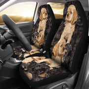 Cocker Spaniel In Lots Print Car Seat Covers-Free Shipping - Deruj.com