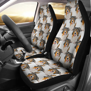 Australian Shepherd Dog Pattern Print Car Seat Covers-Free Shipping - Deruj.com