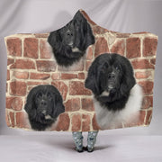 Newfoundland Dog Print Hooded Blanket-Free Shipping - Deruj.com