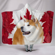 Cute Akita Dog Print Hooded Blanket-Free Shipping - Deruj.com
