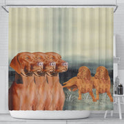 Vizsla Dog Print Shower Curtain-Free Shipping - Deruj.com