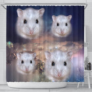 Campbell's Dwarf Hamster Print Shower Curtains-Free Shipping - Deruj.com