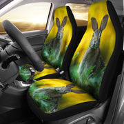 Rabbit Nature Art Print Car Seat Covers-Free Shipping - Deruj.com