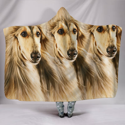 Amazing Afghan Hound Dog Print Hooded Blanket-Free Shipping - Deruj.com