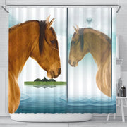 Kiger Mustang Horse Art Print Shower Curtain-Free Shipping - Deruj.com