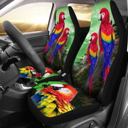 Lovely Scarlet Macaw Parrot  Print Car Seat Covers- Free Shipping - Deruj.com