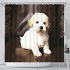 Shih-poo Dog Print Shower Curtain-Free Shipping - Deruj.com
