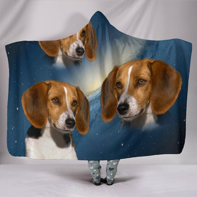 American Foxhound Print Hooded Blanket-Free Shipping - Deruj.com
