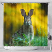 Cute Rabbit Print Shower Curtains-Free Shipping - Deruj.com