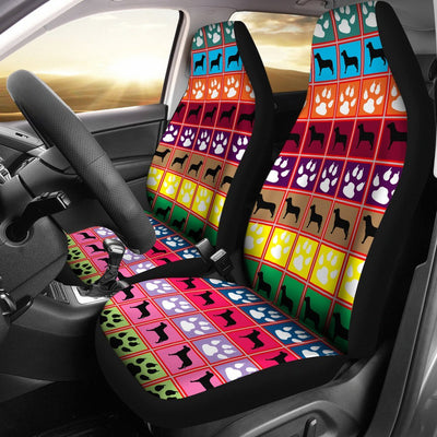 Dog And Paws Print Car Seat Covers-Free Shipping - Deruj.com