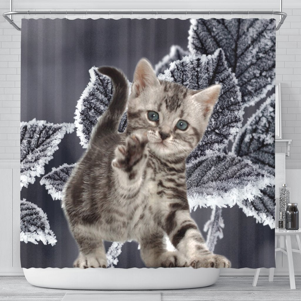 Cute American Bobtail Print Shower Curtains-Free Shipping - Deruj.com