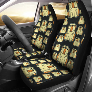 Cartoonized Bulldog Pattern Print Car Seat Covers-Free Shipping - Deruj.com