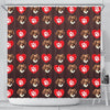 Tibetan Spaniel Patterns Print Shower Curtain-Free Shipping - Deruj.com