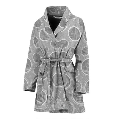 Circle Patterns Print Women's Bath Robe-Free Shipping - Deruj.com