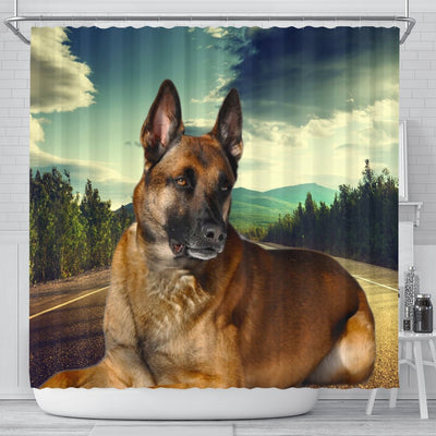 Malinois Dog Print Shower Curtains-Free Shipping - Deruj.com