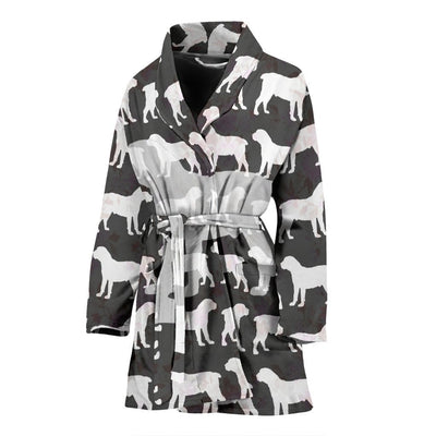 Boerboel Dog Pattern Print Women's Bath Robe-Free Shipping - Deruj.com