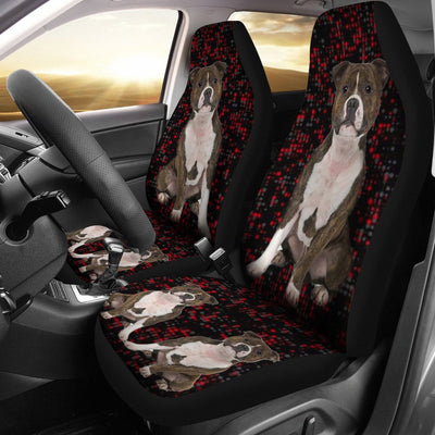 Staffordshire Bull Terrier Print Car Seat Covers-Free Shipping - Deruj.com