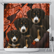 Entlebucher Mountain Dog Print Shower Curtains-Free Shipping - Deruj.com