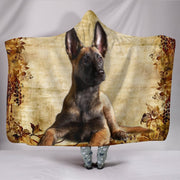 Cute Malinois Dog Print Hooded Blanket-Free Shipping - Deruj.com