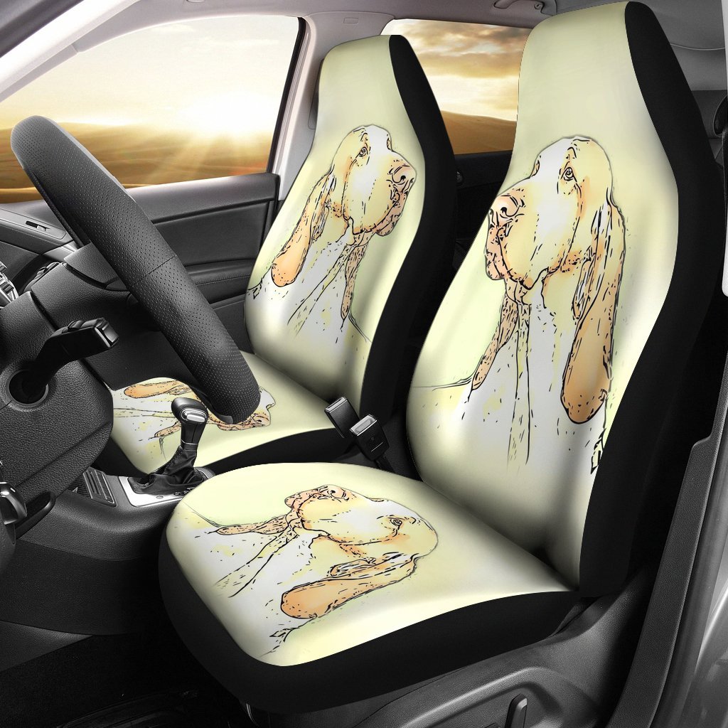 Bracco Italiano Dog Print Car Seat Covers-Free Shipping - Deruj.com