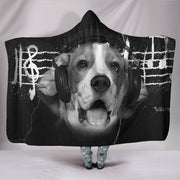 Cute Beagle Print Hooded Blanket-Free Shipping - Deruj.com